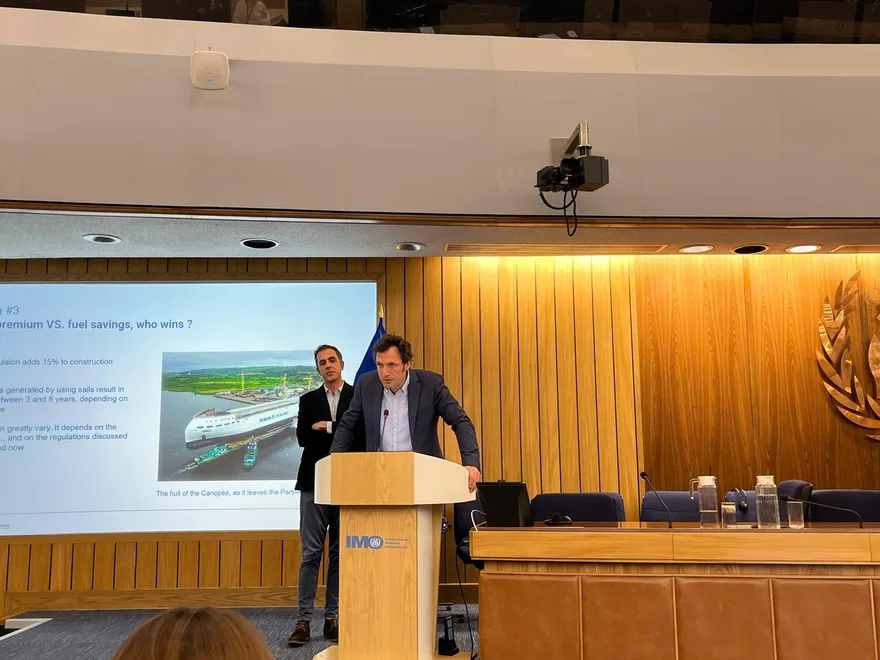 Présentation de Zéphyr & Borée en conférence devant l’OMI